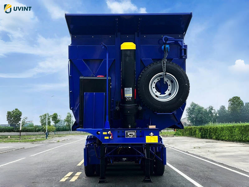 4-Axle Rear Dump Semi Trailer Truck Trailers